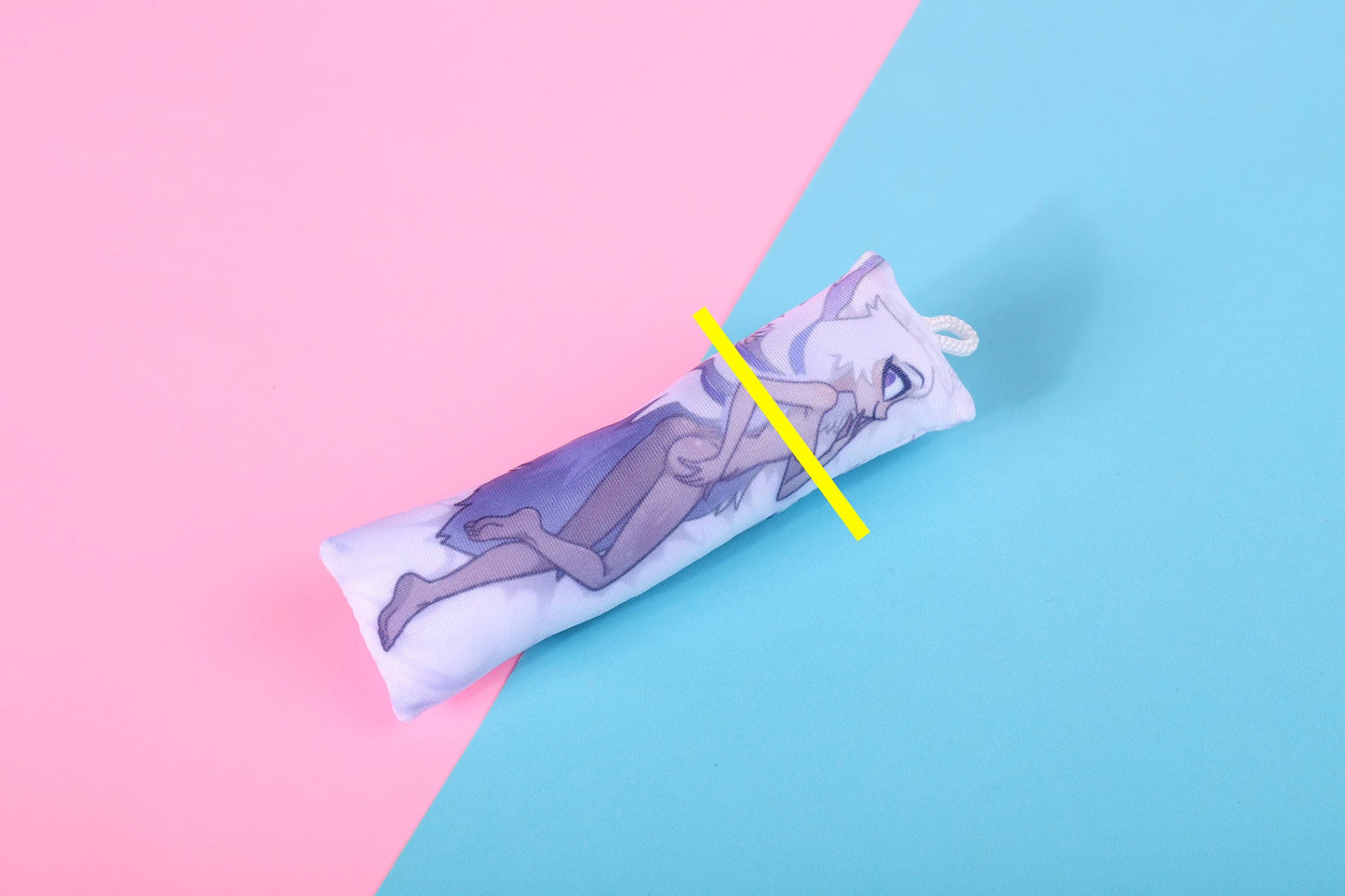 Hazbin Hotel Emily Mature Mini Dakimakura Keychain |  11x3cm Two Way Tricot Daki Keychain