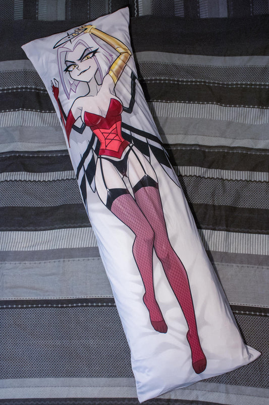 Hazbin Hotel Lute Lingerie Exorcist Dakimakura Pillowcase |  50x150cm Two Way Tricot Daki Body Pillow