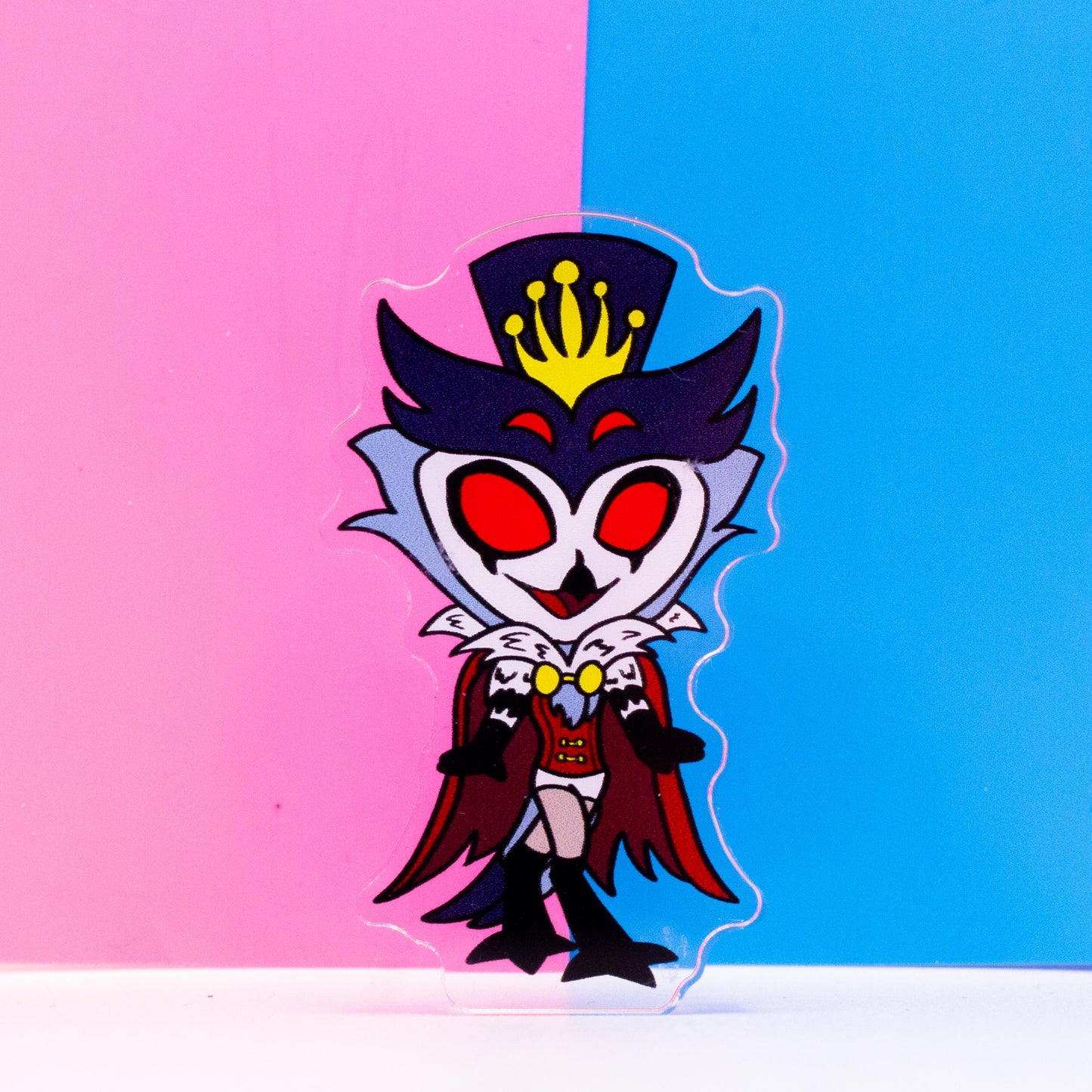 Helluva Boss Chibi Stolas Thick Double Sided Acrylic Standee | 2 Inch Standee