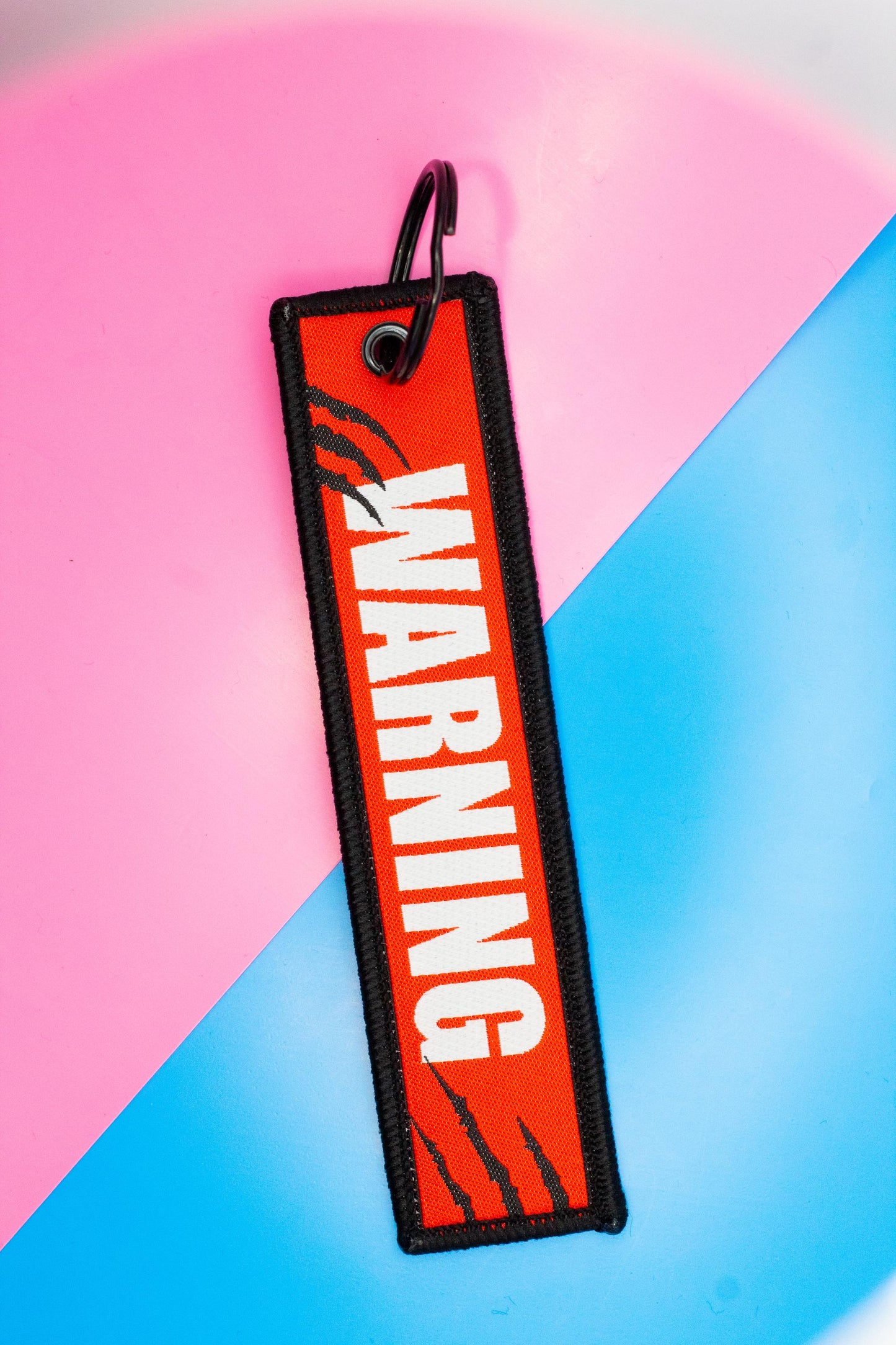 Feral Furry Embroidered Jet Tag | 5 Inch Woven Double Sided Keychain