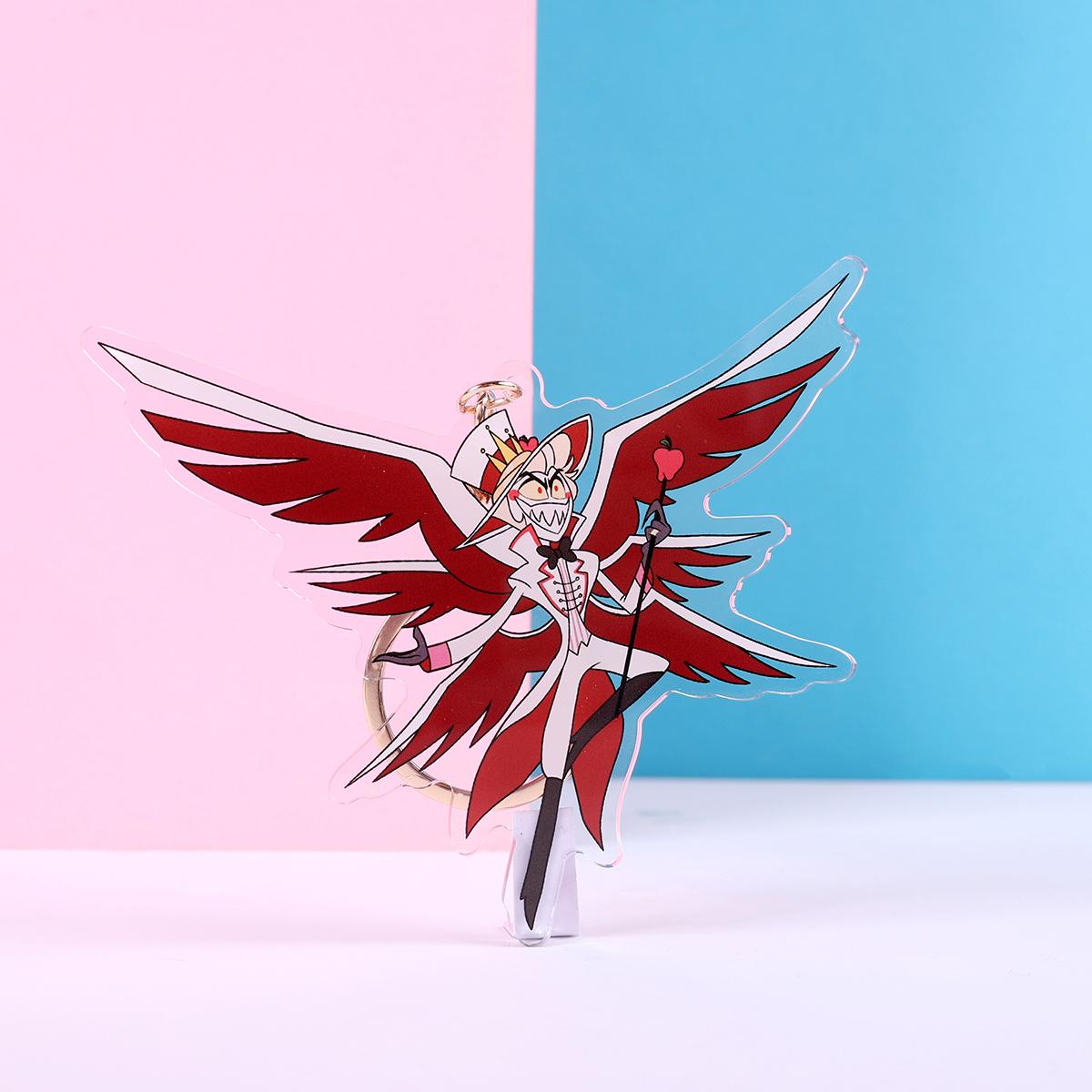 Hazbin Hotel Lucifer Morningstar Double Sided Keychain | 4 Inch Keychain