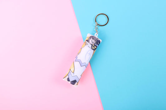 Hazbin Hotel Adam Mini Dakimakura Keychain |  11x3cm Two Way Tricot Body Pillow