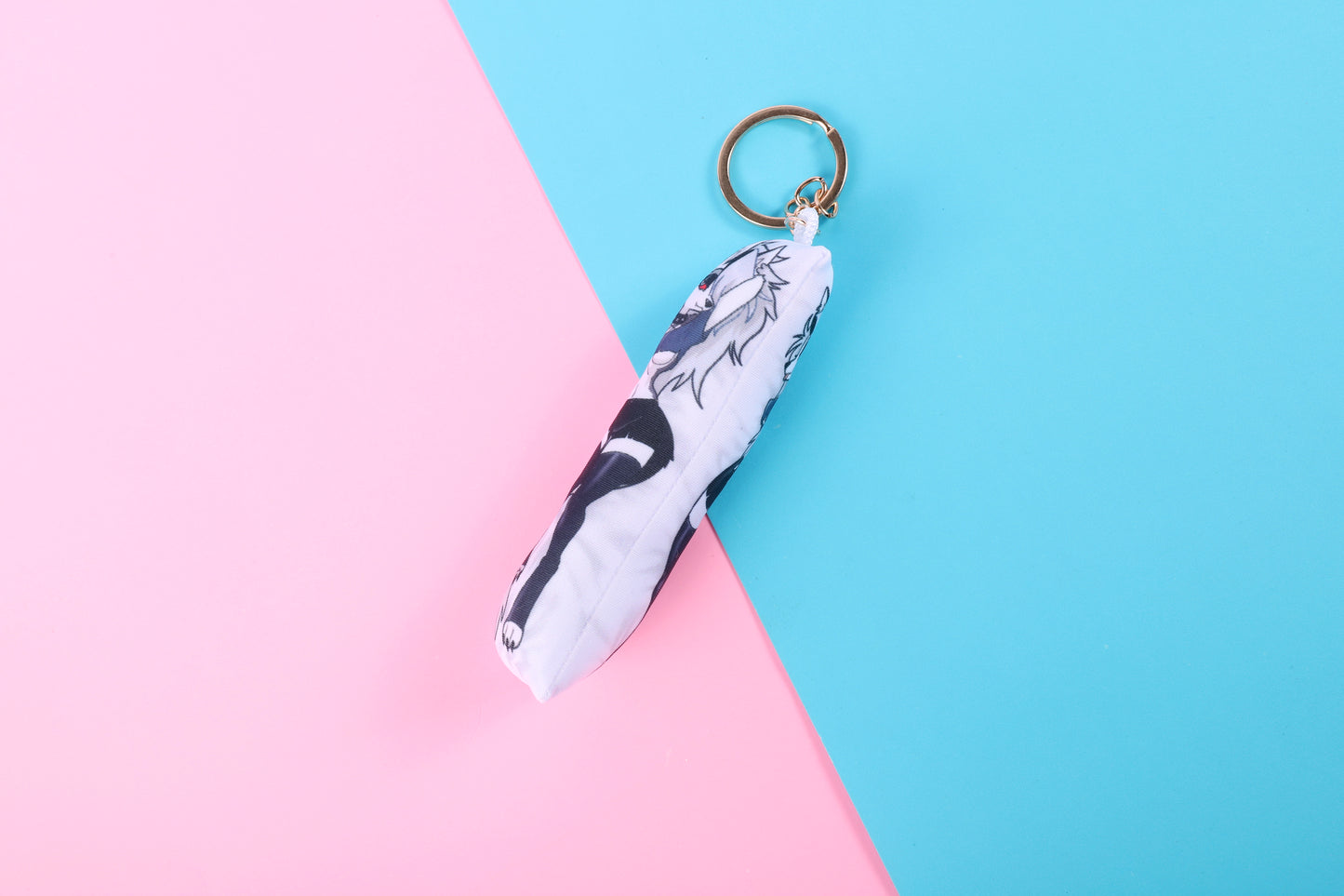 Helluva Boss Loona Mini Dakimakura Keychain |  11x3cm Two Way Tricot Daki Keyhain