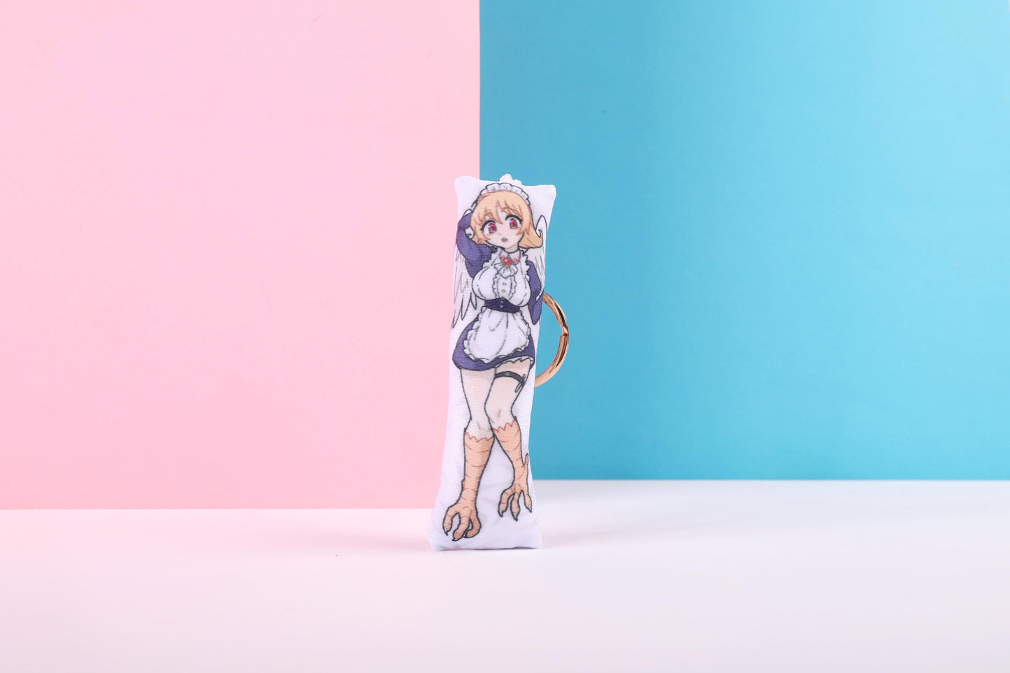 Interspecies Reviewers Meidri Mini Dakimakura Keychain |  11x3cm Two Way Tricot Daki Keychain Body Pillow