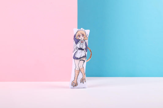 Interspecies Reviewers Meidri Mini Dakimakura Keychain |  11x3cm Two Way Tricot Daki Keychain Body Pillow