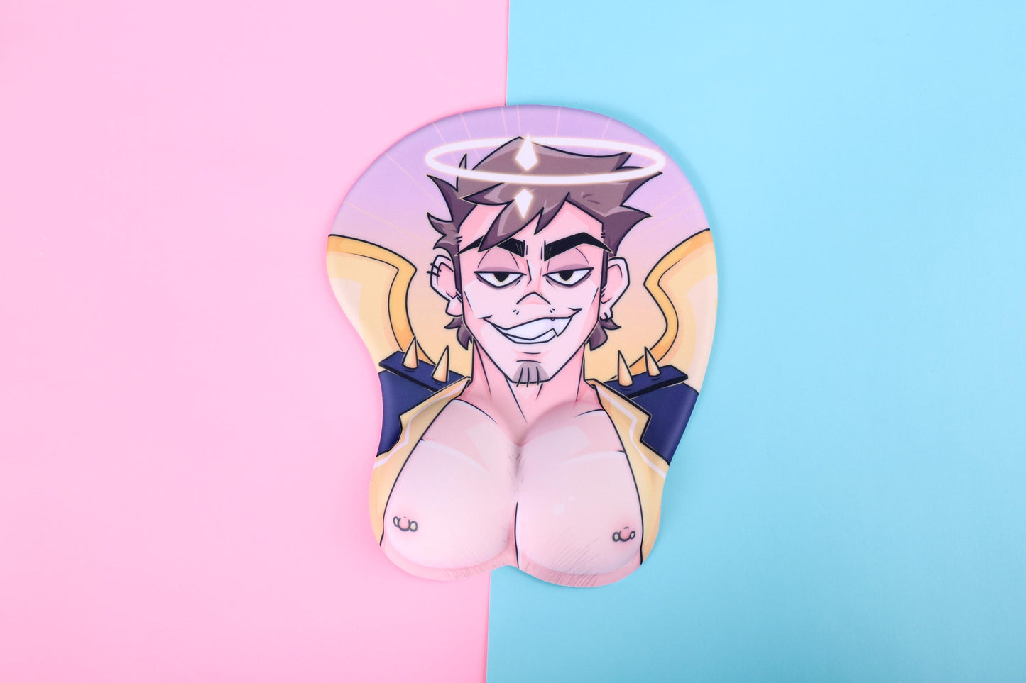 Hazbin Hotel Human Adam 3D Mousepad | 10 Inch 3D Mousepad with Wrist Support