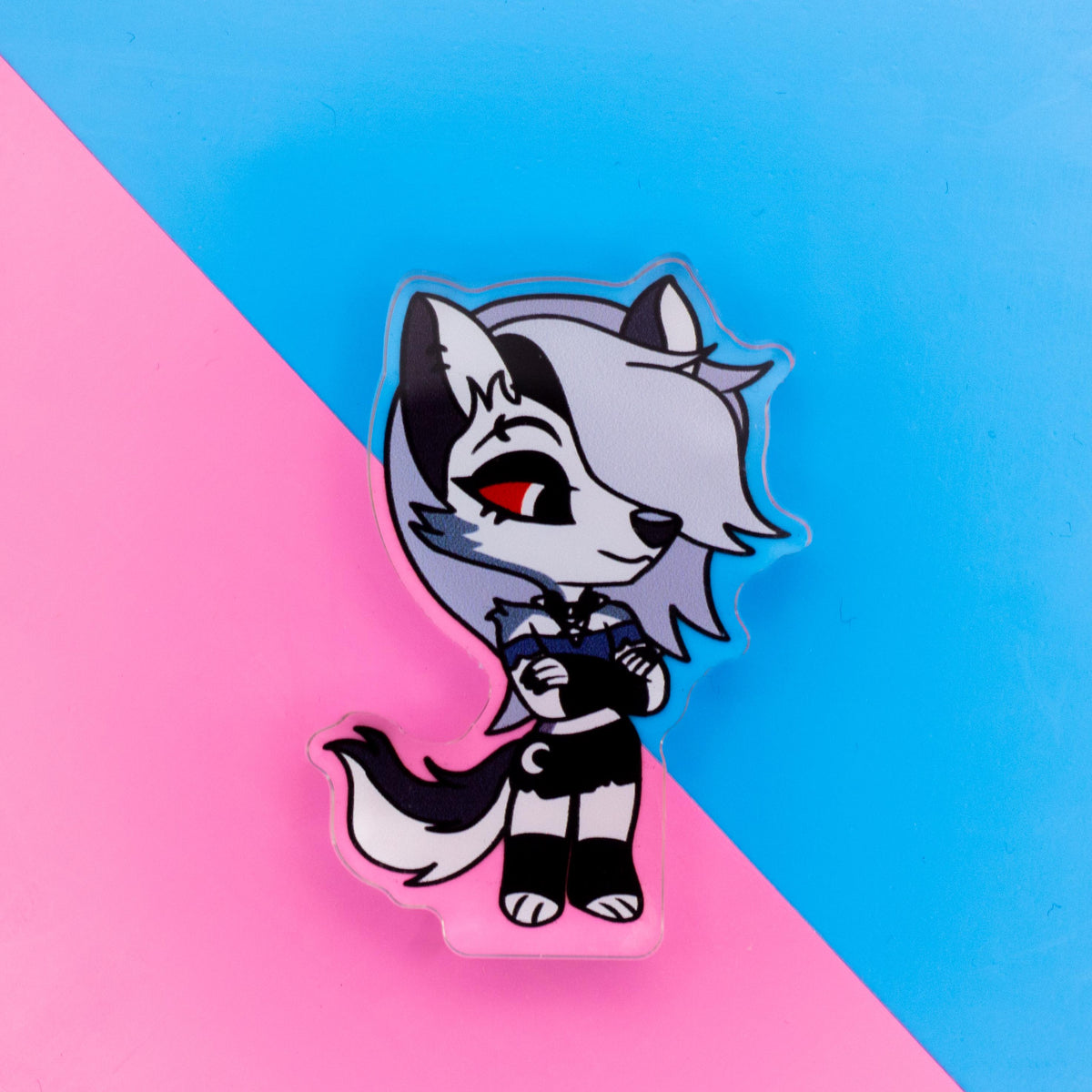 Helluva Boss Chibi Loona Thick Double Sided Acrylic Standee | 2 Inch Standee