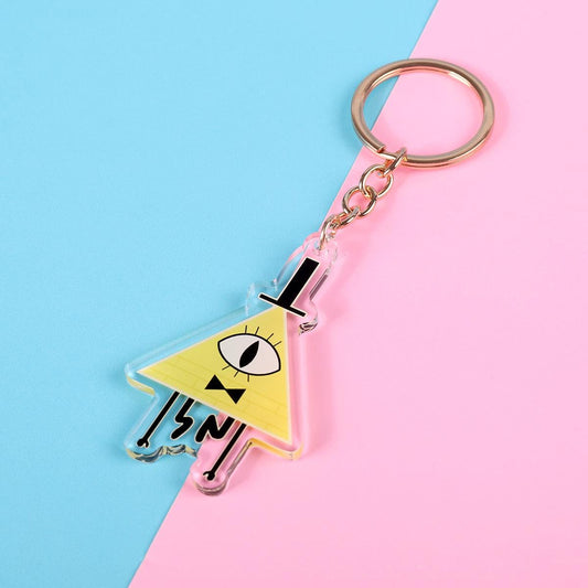 Gravity Falls Bill Cypher Double Sided Keychain | 4 Inch Keychain