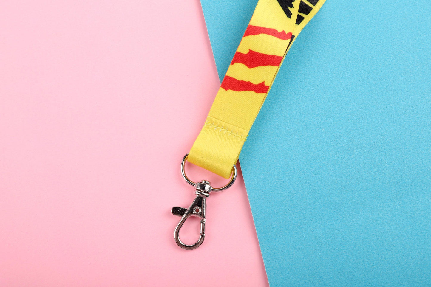 Warning Feral Furry Lanyard | Double Sided Lanyard