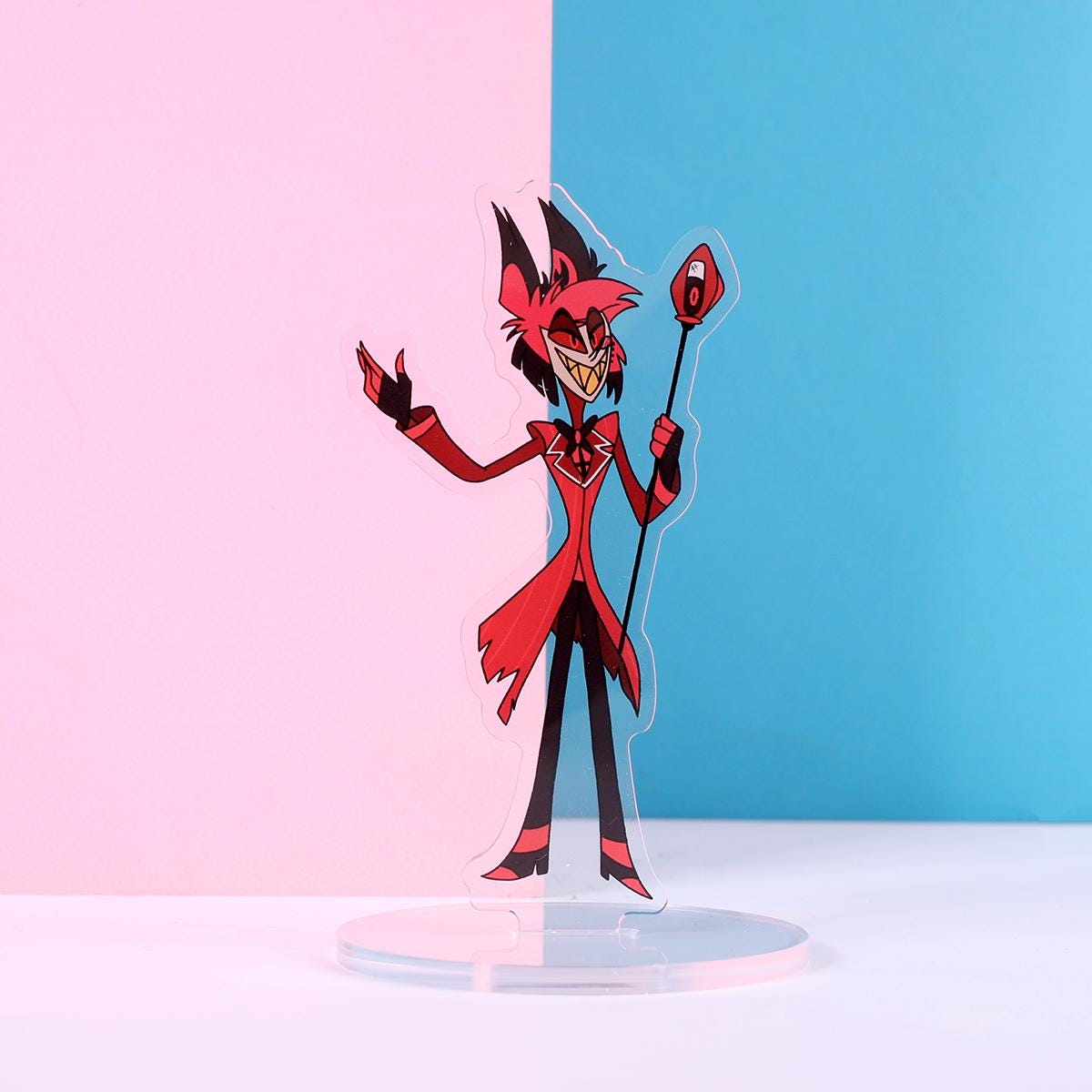 Hazbin Hotel Alastor Double Sided Acrylic Standee | 4 Inch Standee