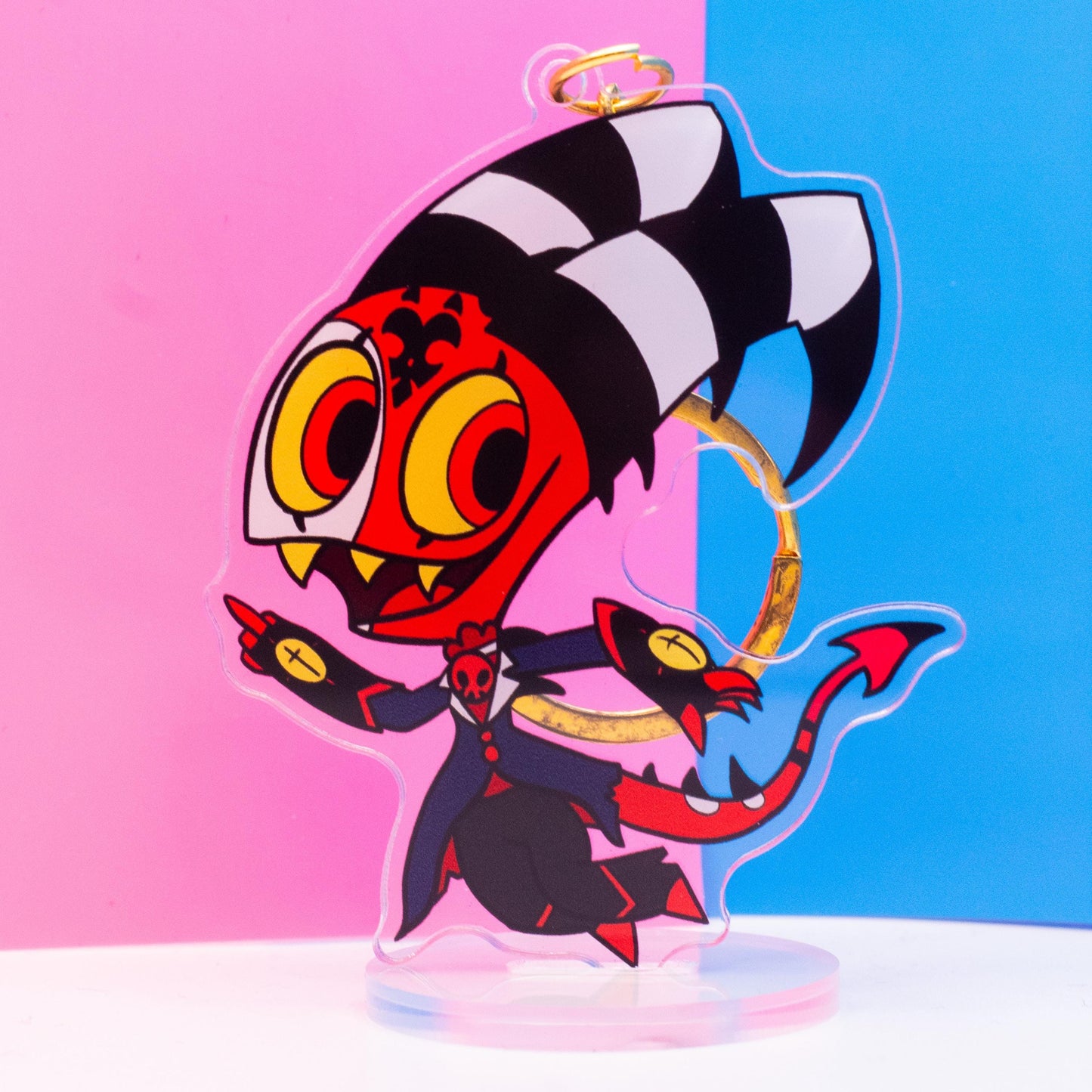Chibi Blitz Helluva Boss Double Sided Keychain | 3 Inch Keychain