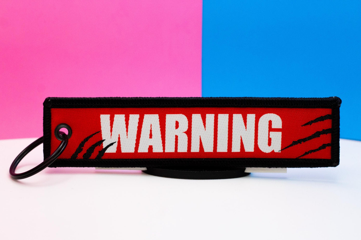 Feral Furry Embroidered Jet Tag | 5 Inch Woven Double Sided Keychain