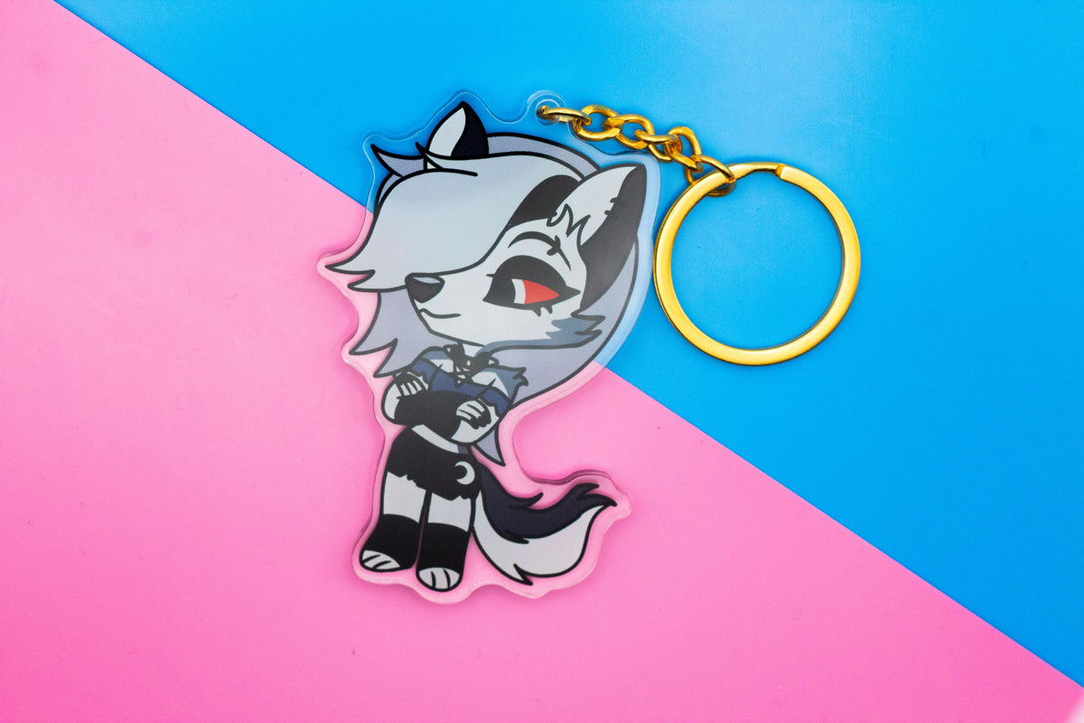 Chibi Loona Helluva Boss Double Sided Keychain | 3 Inch Keychain