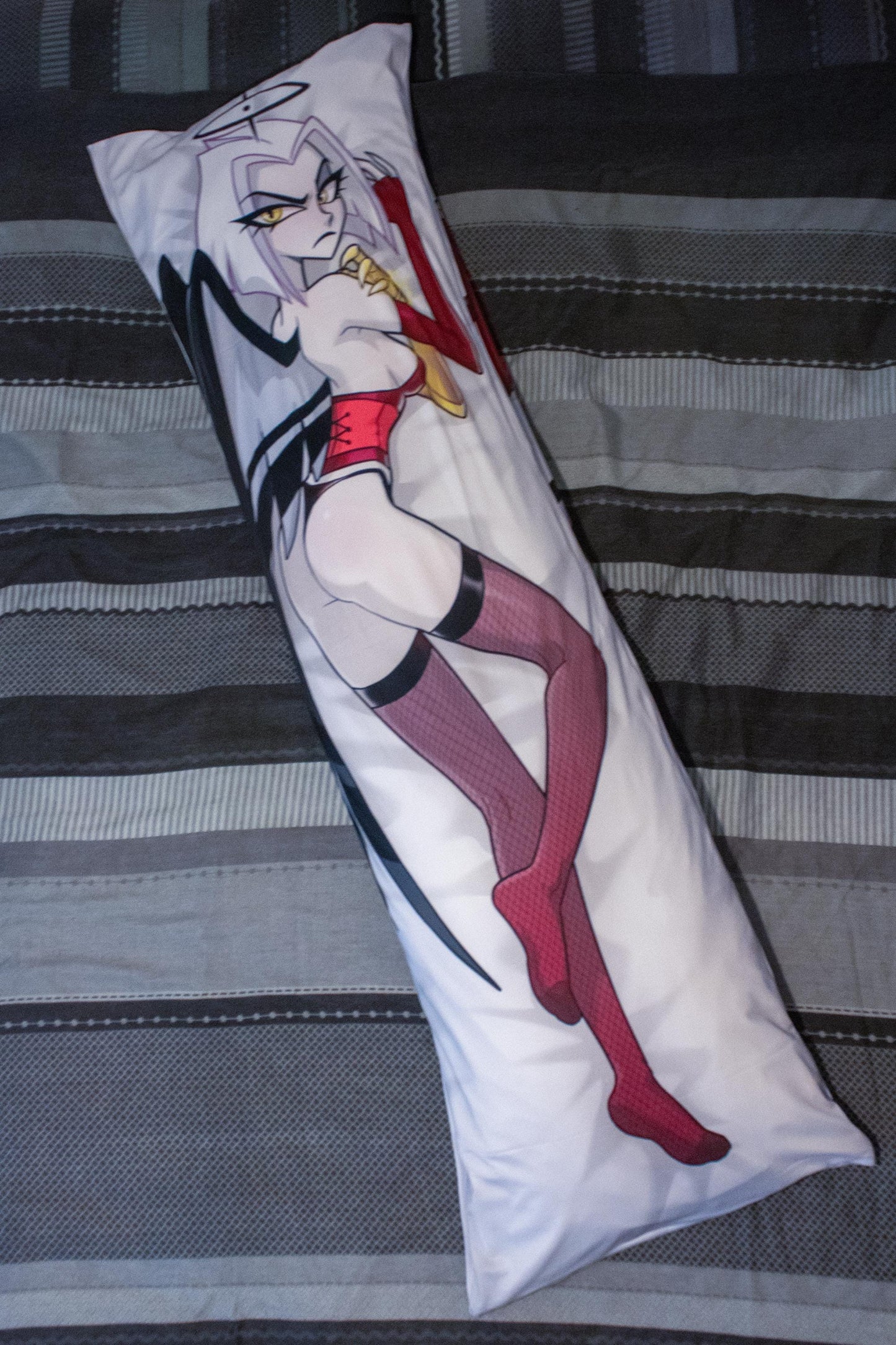 Hazbin Hotel Lute Lingerie Exorcist Dakimakura Pillowcase |  50x150cm Two Way Tricot Daki Body Pillow
