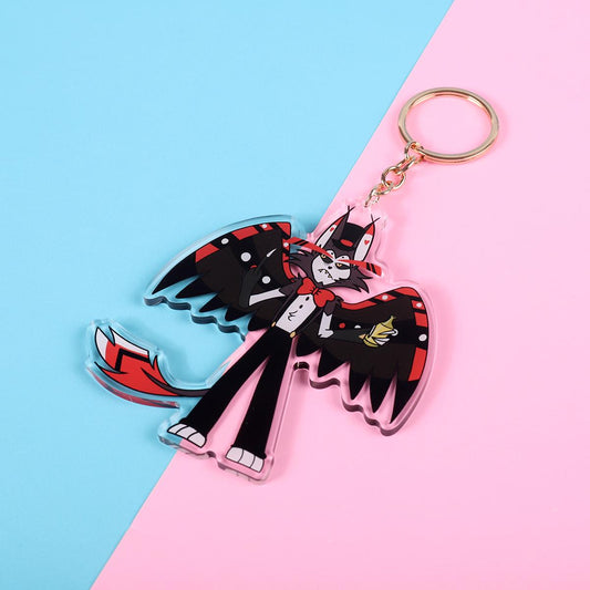 Hazbin Hotel Husk Double Sided Keychain | 4 Inch Keychain