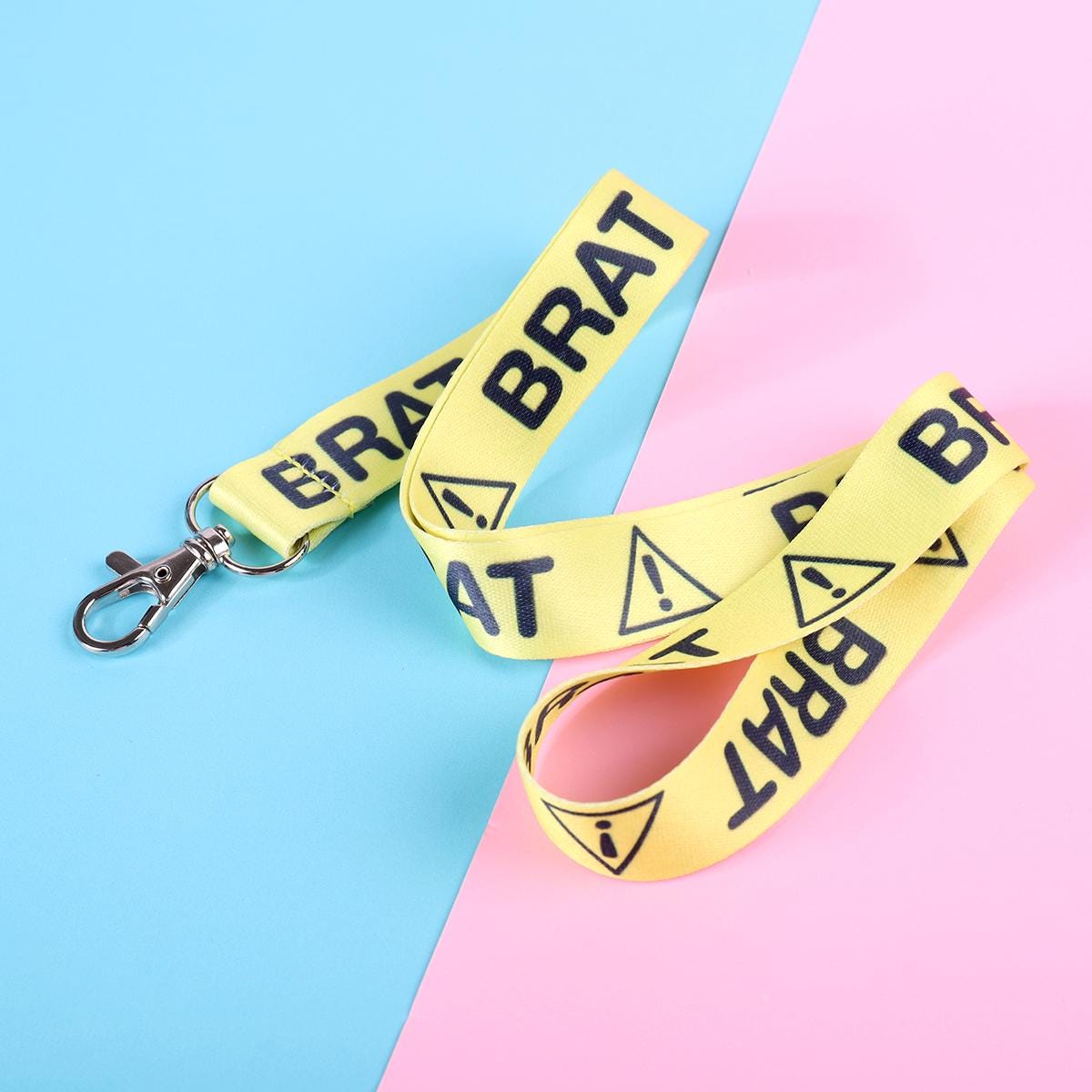 Warning Brat Lanyard | Double Sided Lanyard