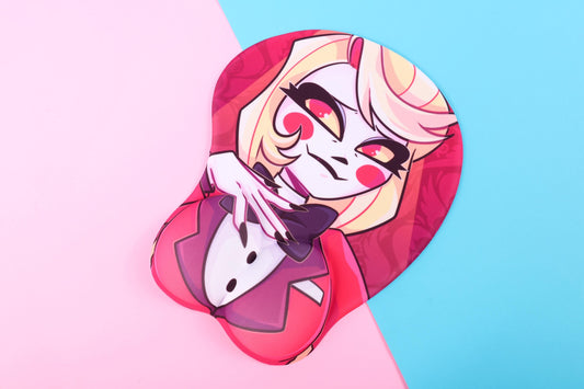 Hazbin Hotel Charlie 3D Mousepad | 10 Inch 3D Mousepad with Wrist Support