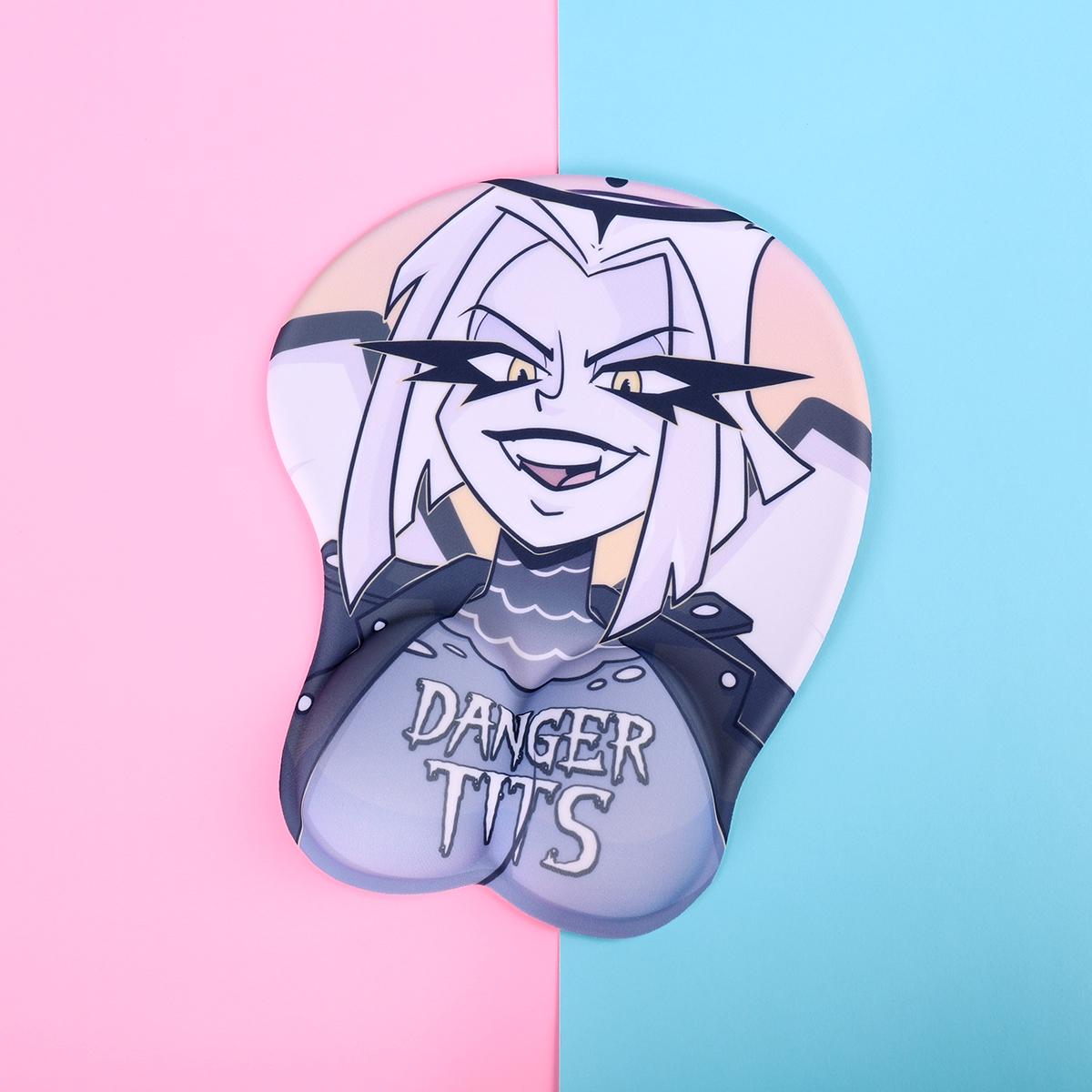 Hazbin Hotel Lute 3D Mousepad | 10 Inch 3D Mousepad with Wrist Support