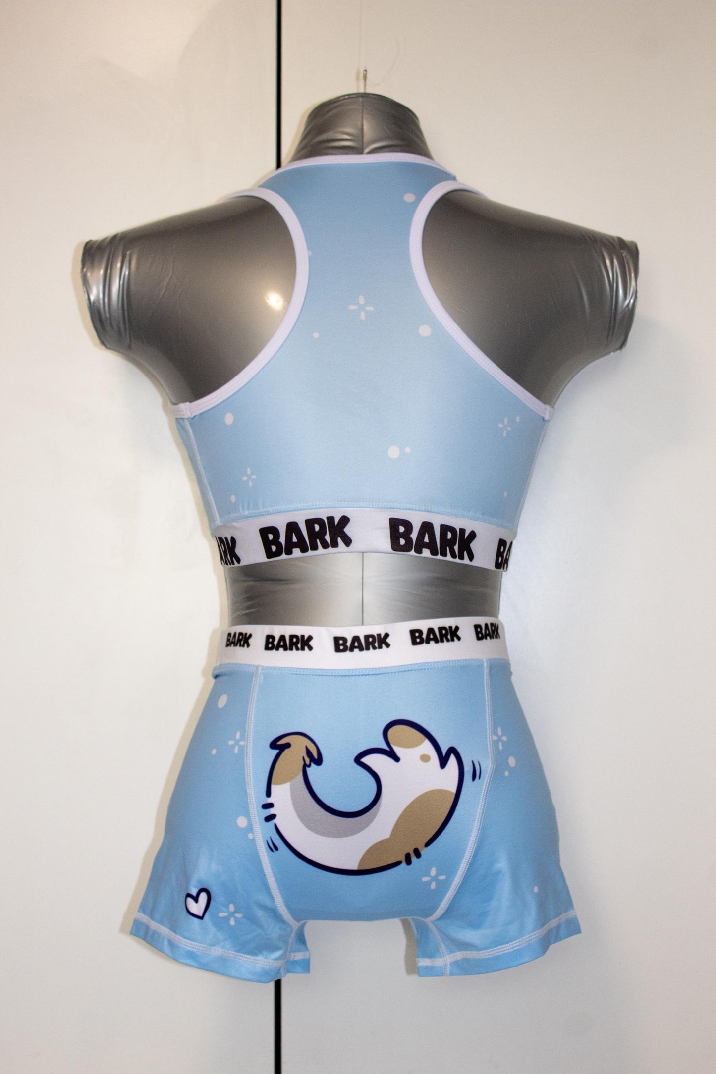 Dumb Dog Underwear Set | Sports Bra & Boxer Shorts | XS-3XL Sizes