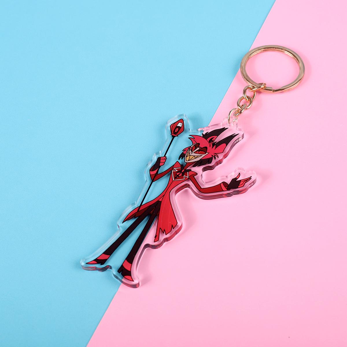 Hazbin Hotel Alastor Double Sided Keychain | 4 Inch Keychain