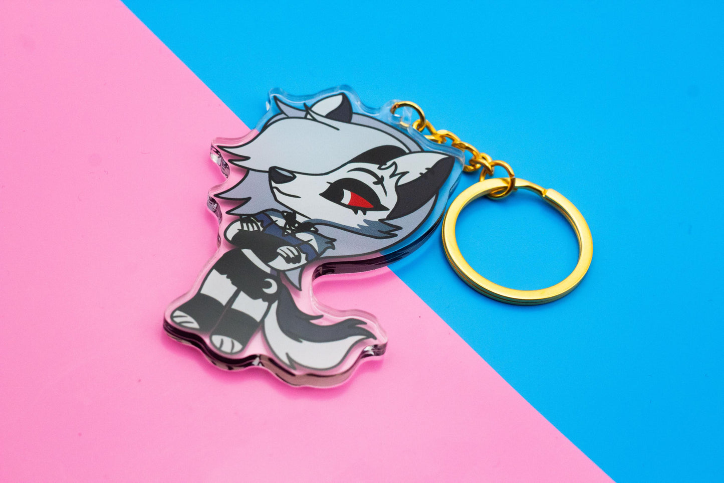Chibi Loona Helluva Boss Double Sided Keychain | 3 Inch Keychain