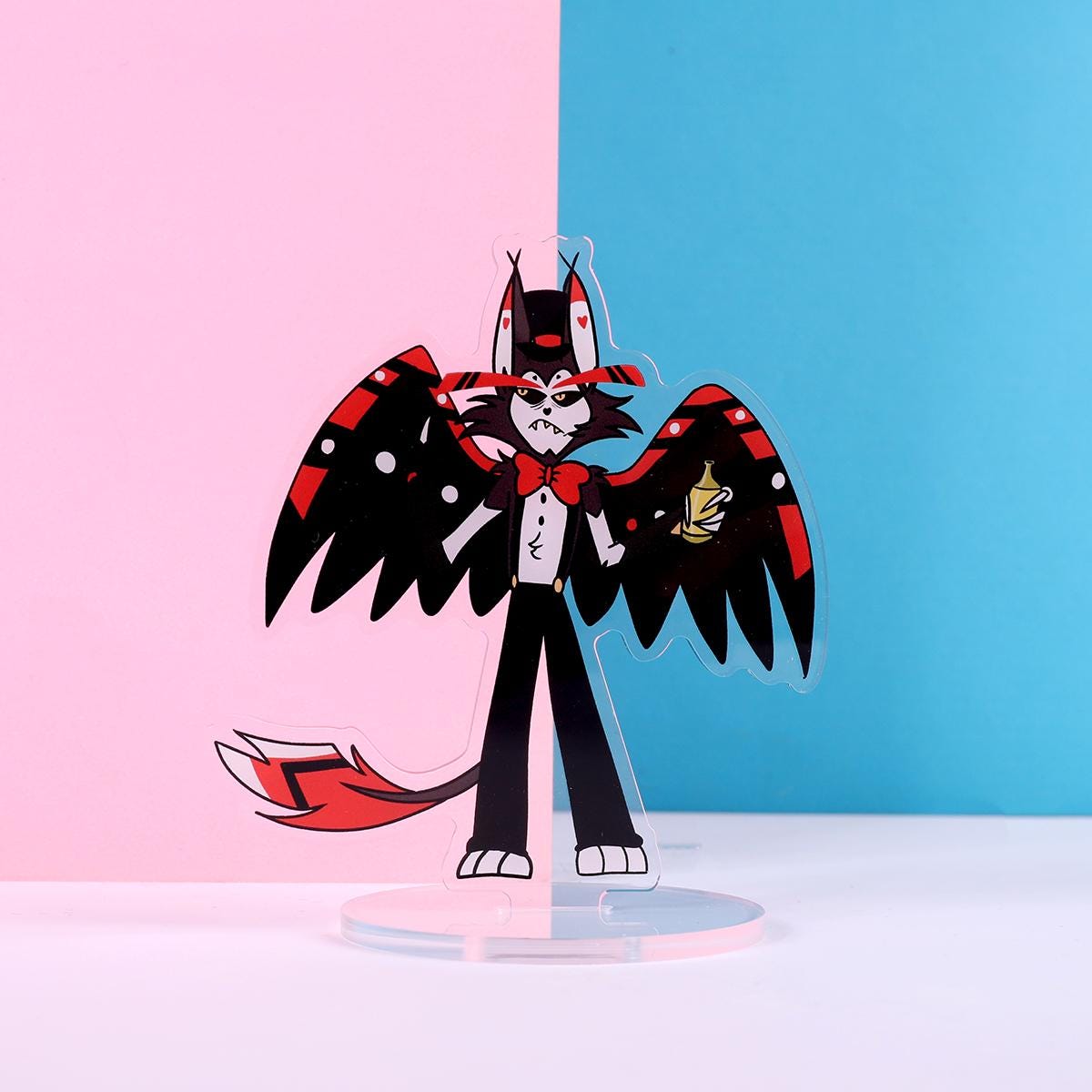 Hazbin Hotel Husk Double Sided Acrylic Standee | 4 Inch Standee