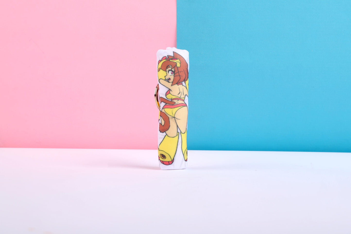Gameoverse Kit Bodega Mini Dakimakura Keychain |  11x3cm Two Way Tricot Daki Body Pillow