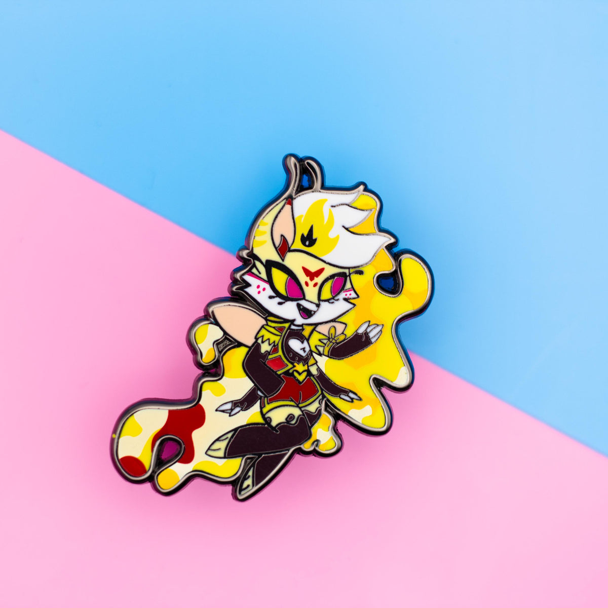 Helluva Boss Chibi Queen Bee Enamel Pin | 1.5 Inch Hard Enamel Pin