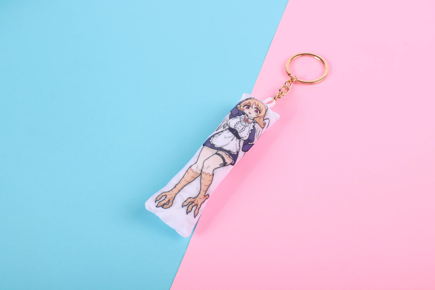 Interspecies Reviewers Meidri Mini Dakimakura Keychain |  11x3cm Two Way Tricot Daki Keychain Body Pillow
