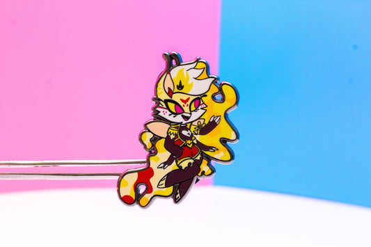Helluva Boss Chibi Queen Bee Enamel Pin | 1.5 Inch Hard Enamel Pin