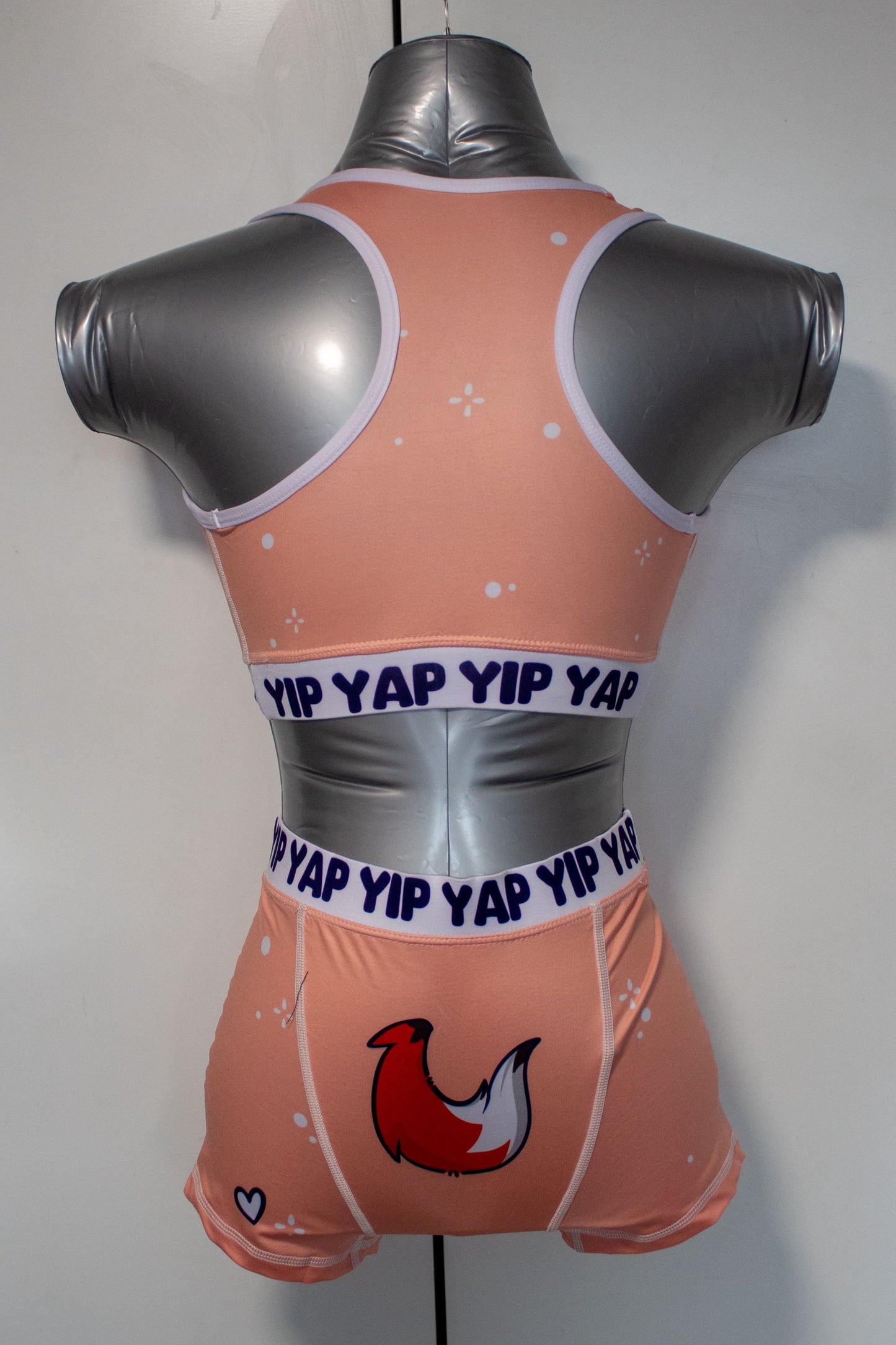 Frisky Fox Underwear Set | Sports Bra & Boxer Shorts | XS-3XL Sizes
