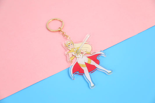 She-Ra SheRa Double Sided Keychain | 4 Inch Keychain