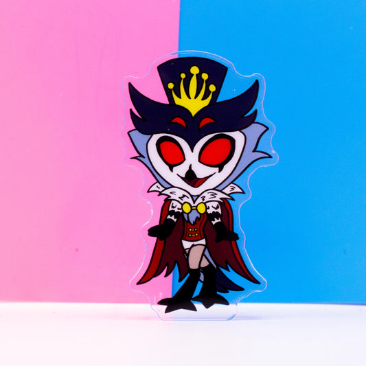 Helluva Boss Chibi Stolas Thick Double Sided Acrylic Standee | 2 Inch Standee