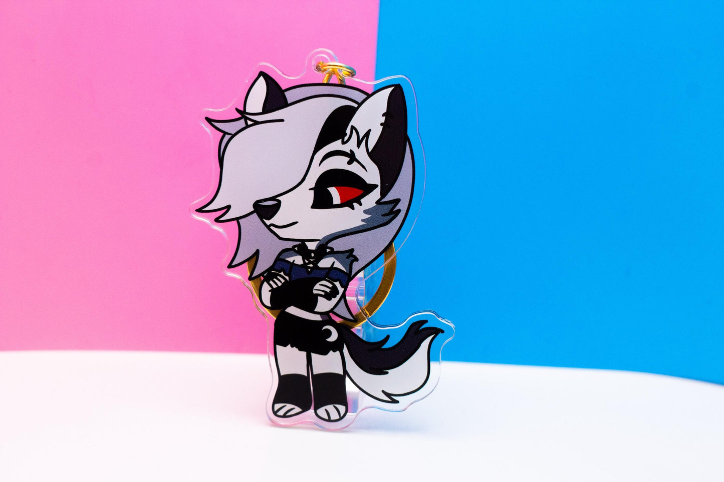 Chibi Loona Helluva Boss Double Sided Keychain | 3 Inch Keychain