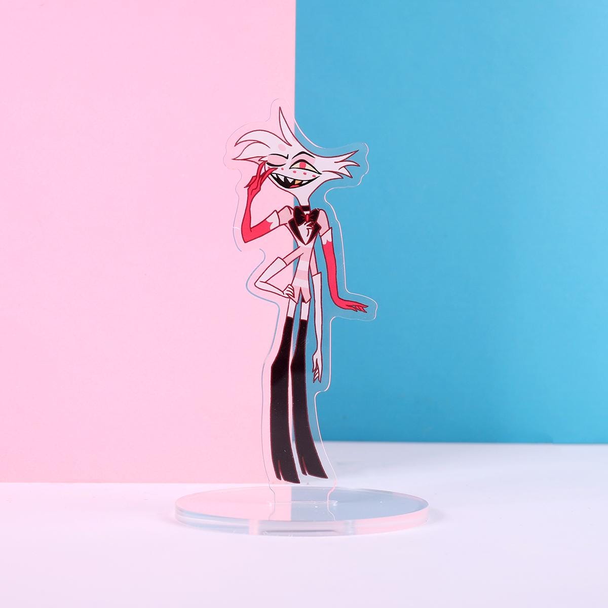 Hazbin Hotel Angel Dust Double Sided Acrylic Standee | 4 Inch Standee