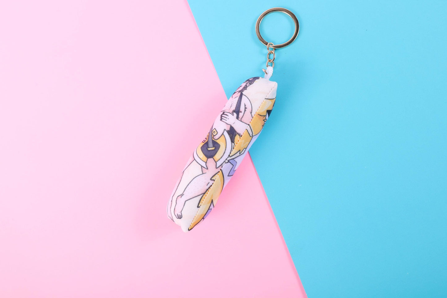 Hazbin Hotel Adam Mini Dakimakura Keychain |  11x3cm Two Way Tricot Body Pillow