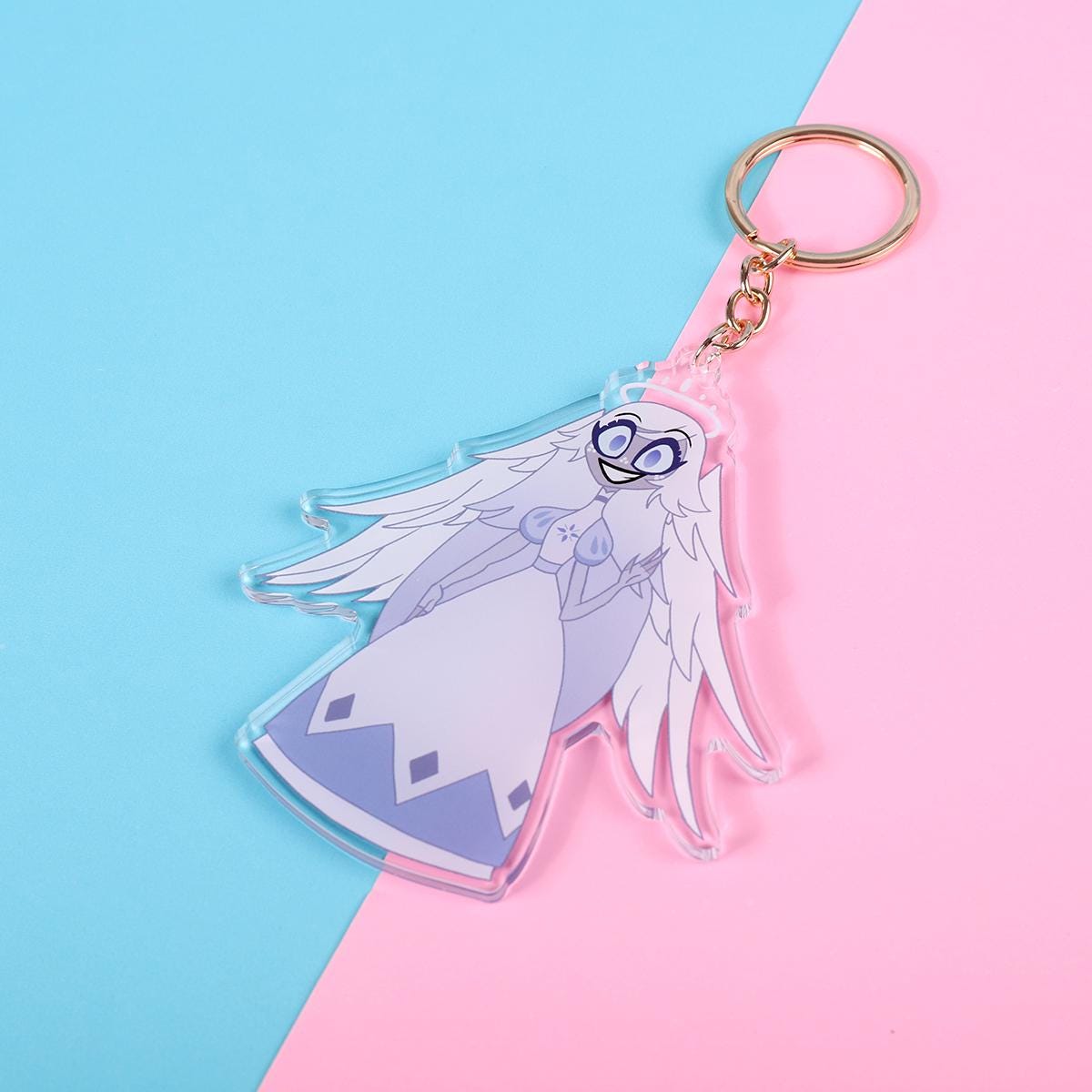Hazbin Hotel Emily Double Sided Keychain | 4 Inch Keychain