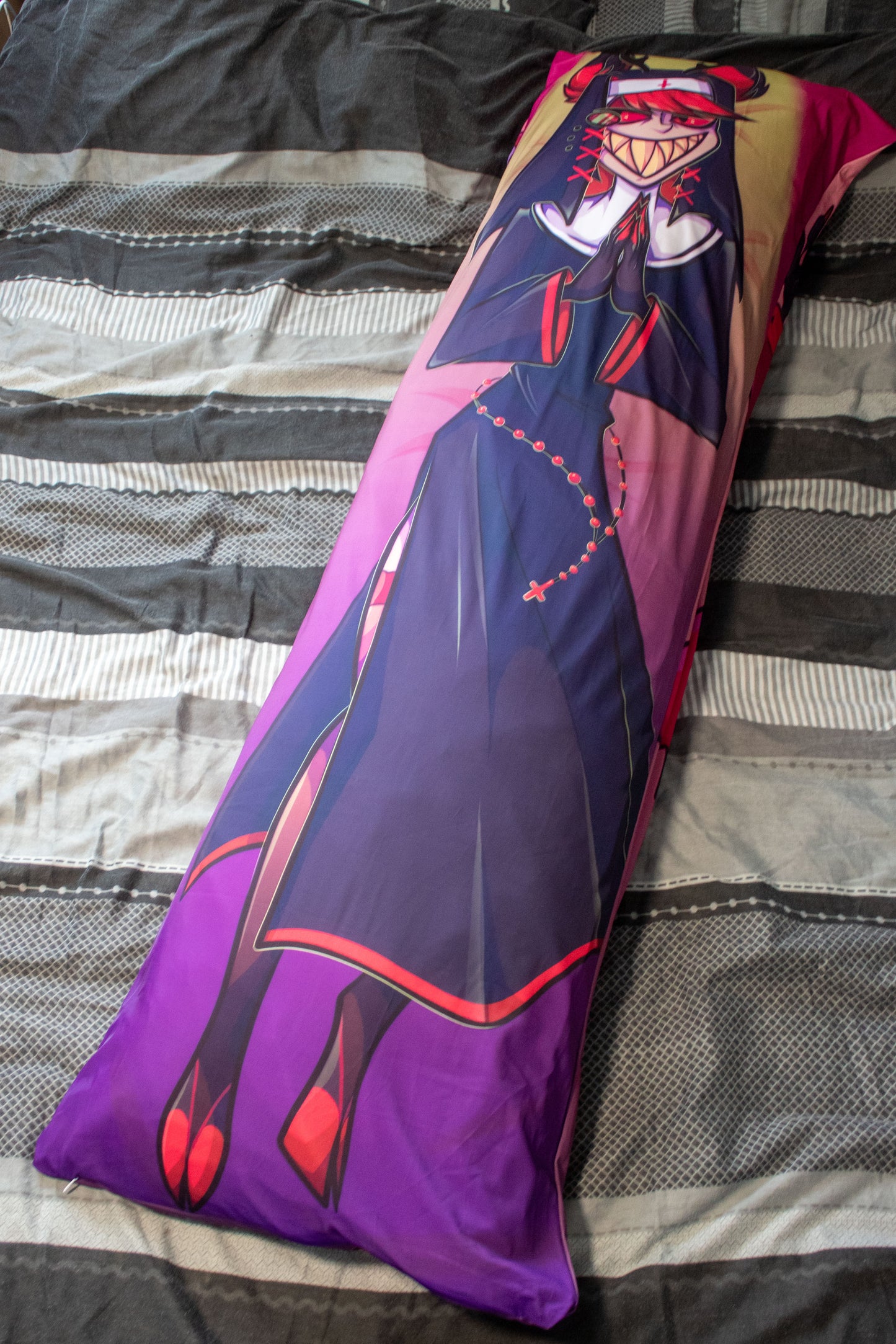 Hazbin Hotel Alastor Dakimakura Pillowcase |  50x150cm Two Way Tricot Daki Body Pillow