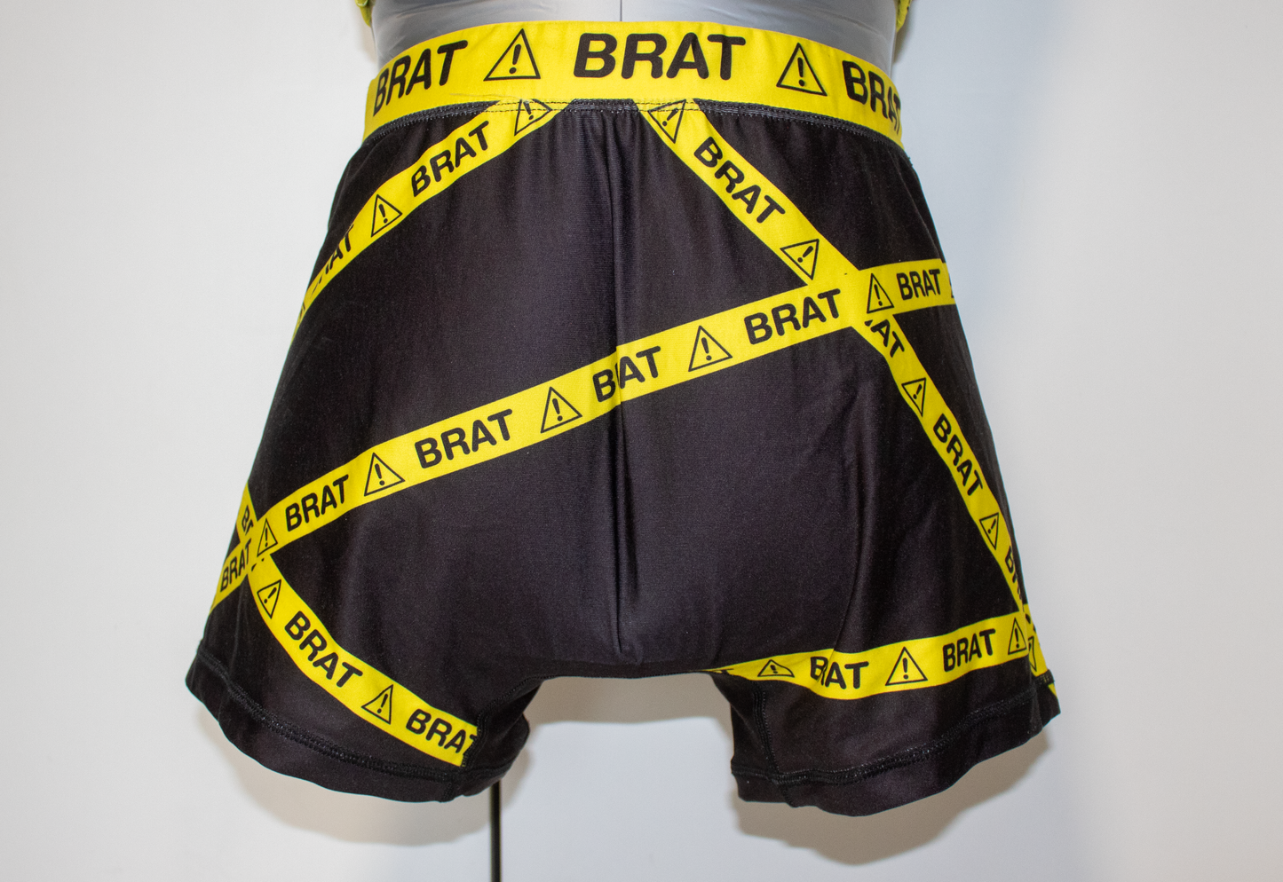 Caution Brat Underwear Boxers | Sizes XS - 3XL