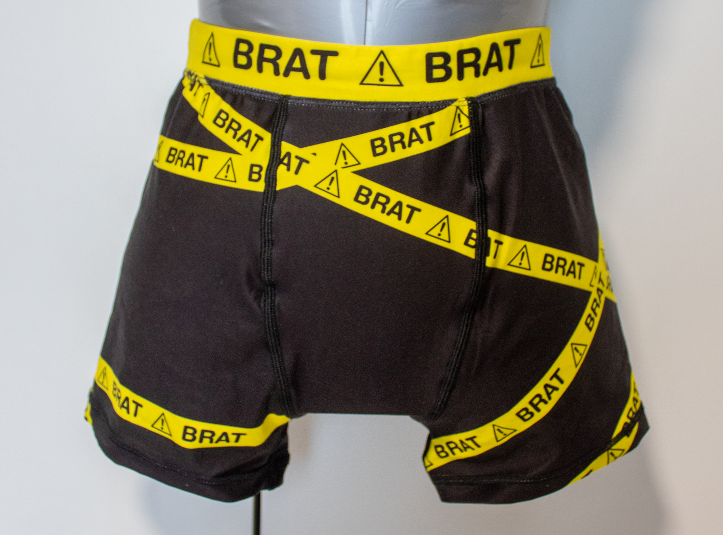 Caution Brat Underwear Boxers | Sizes XS - 3XL