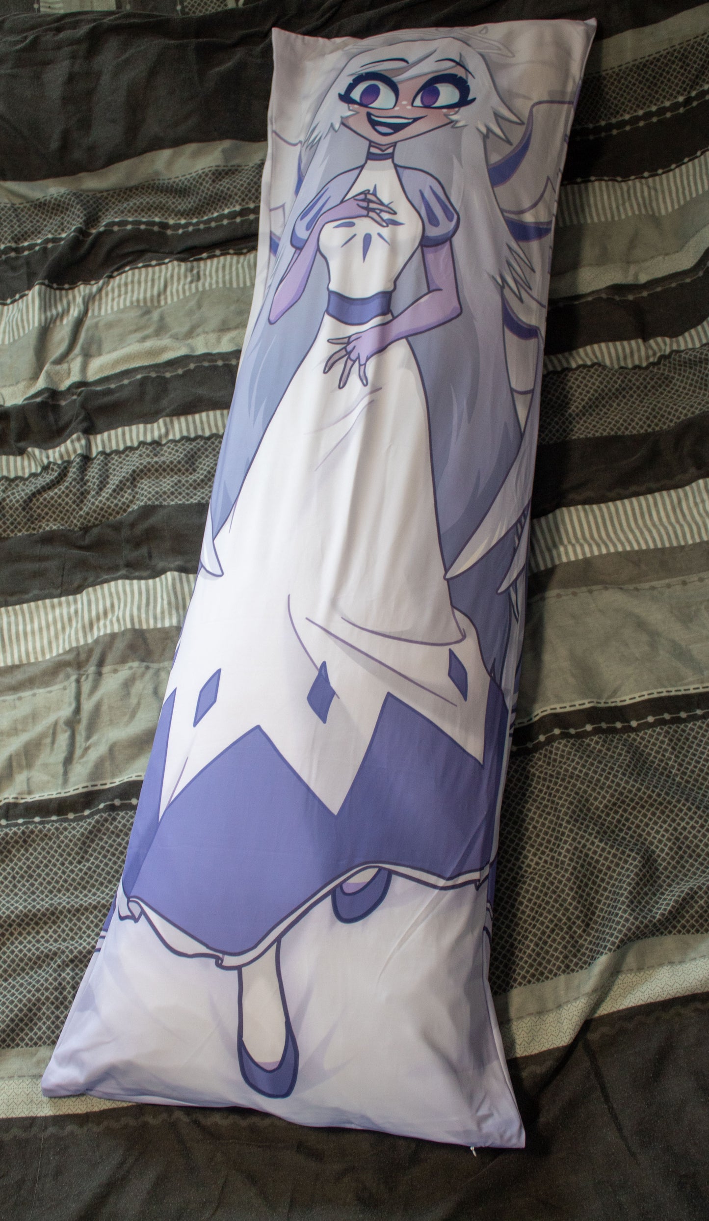 Hazbin Hotel Emily Angel Dakimakura Pillowcase |  50x150cm Two Way Tricot Daki Body Pillow