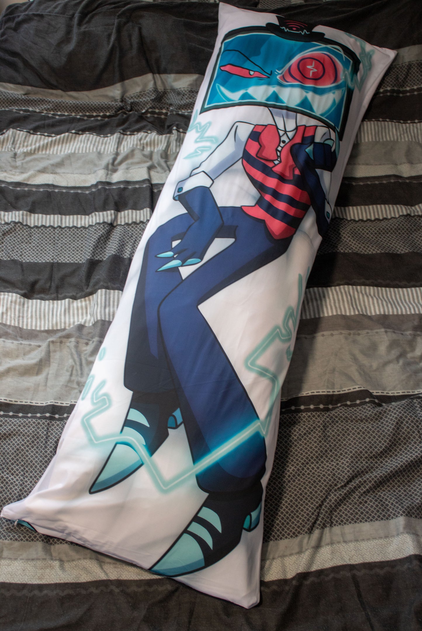 Hazbin Hotel Vox Dakimakura Pillowcase |  50x150cm Two Way Tricot Daki Body Pillow