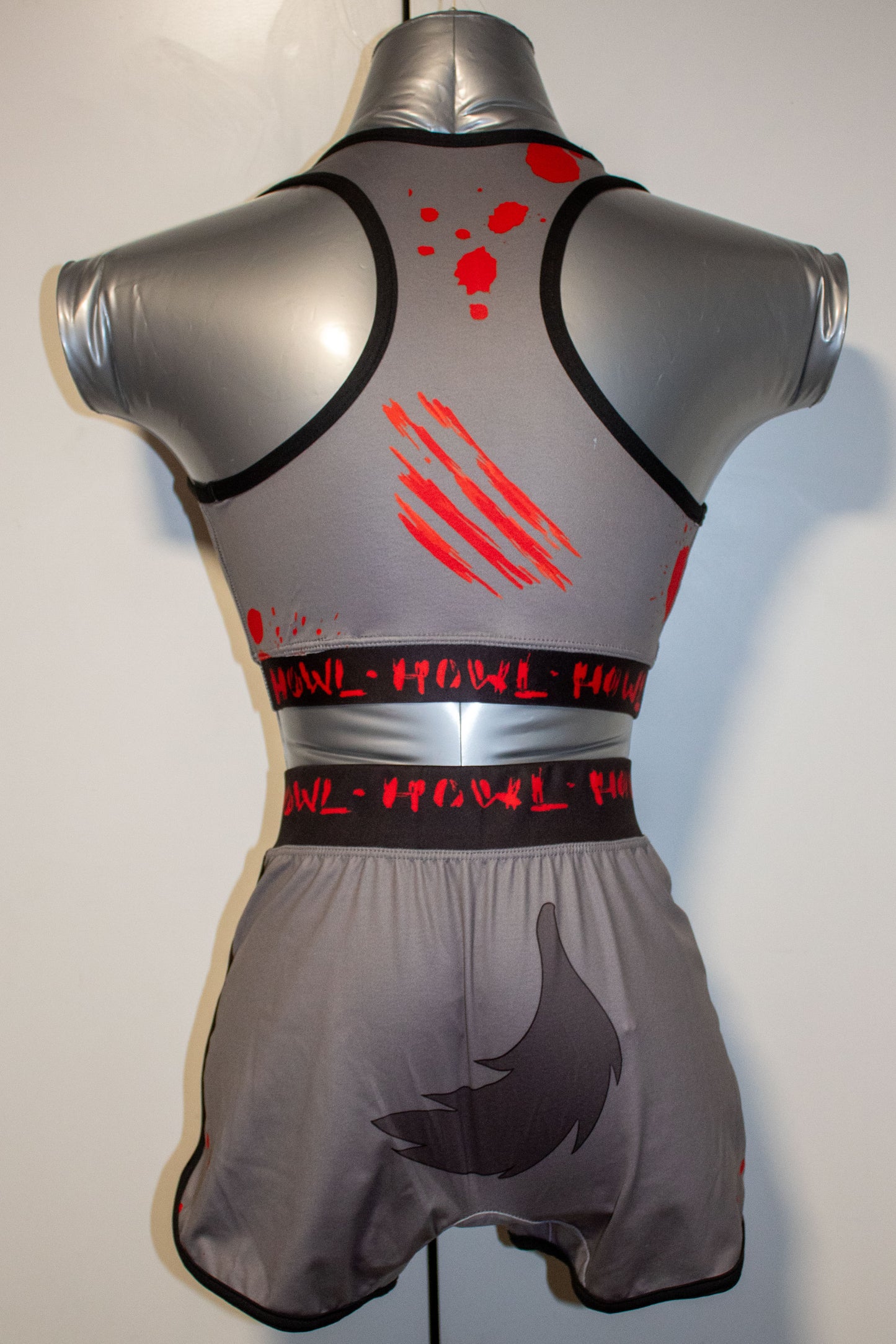 Wolf Hooters Cosplay | Sports Bra & Shorts | XS-3XL Sizes