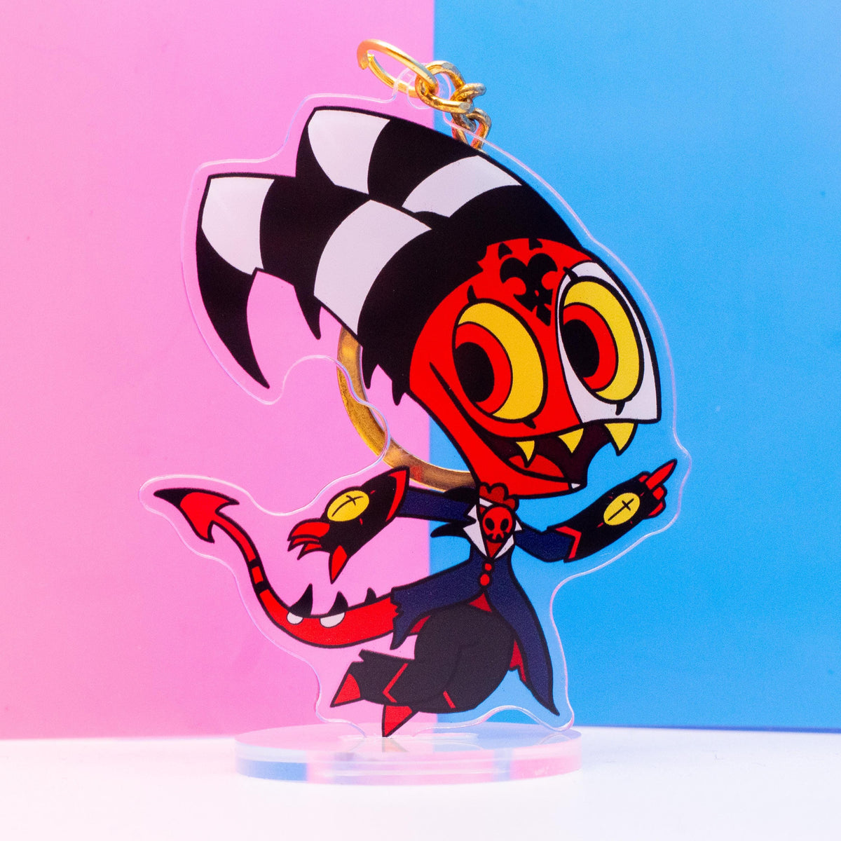 Chibi Blitz Helluva Boss Double Sided Keychain | 3 Inch Keychain