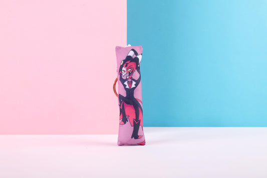 Helluva Boss Blitz Mini Dakimakura Keychain |  11x3cm Two Way Tricot Daki Keychain Body Pillow