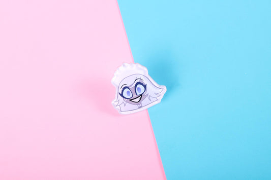 Hazbin Hotel Emily Acrylic Pin | 1" Die Cut Acrylic Pin