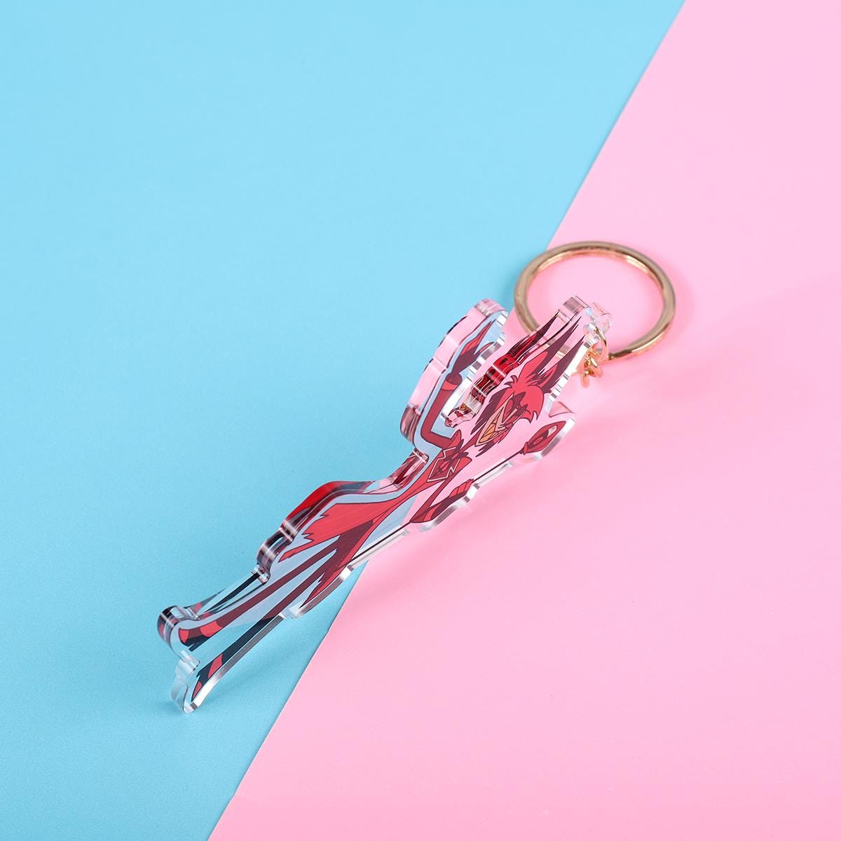 Hazbin Hotel Alastor Double Sided Keychain | 4 Inch Keychain