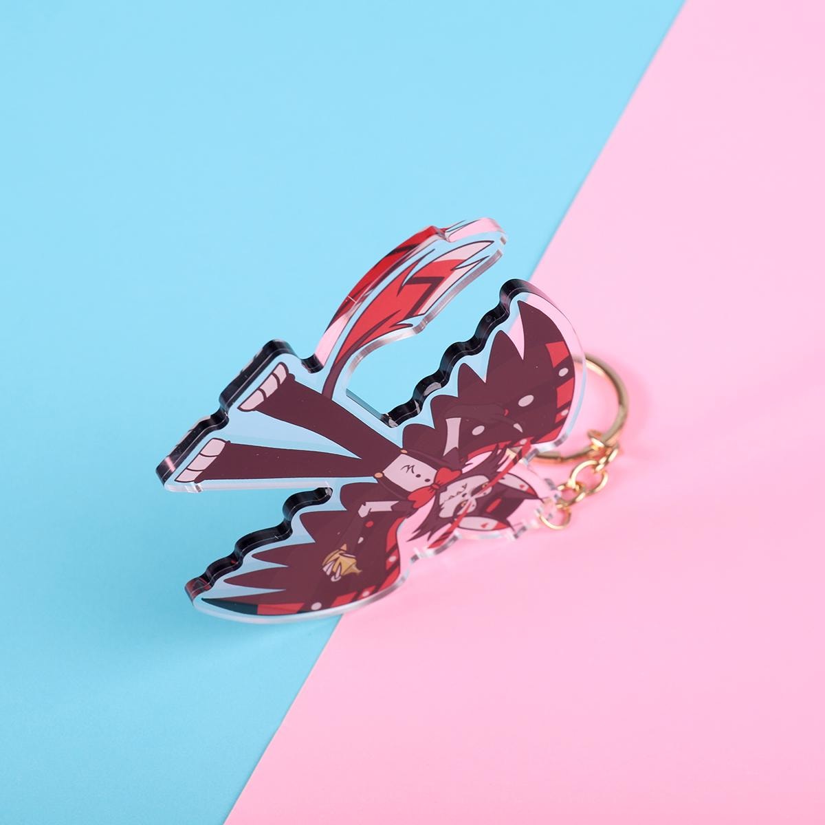 Hazbin Hotel Husk Double Sided Keychain | 4 Inch Keychain