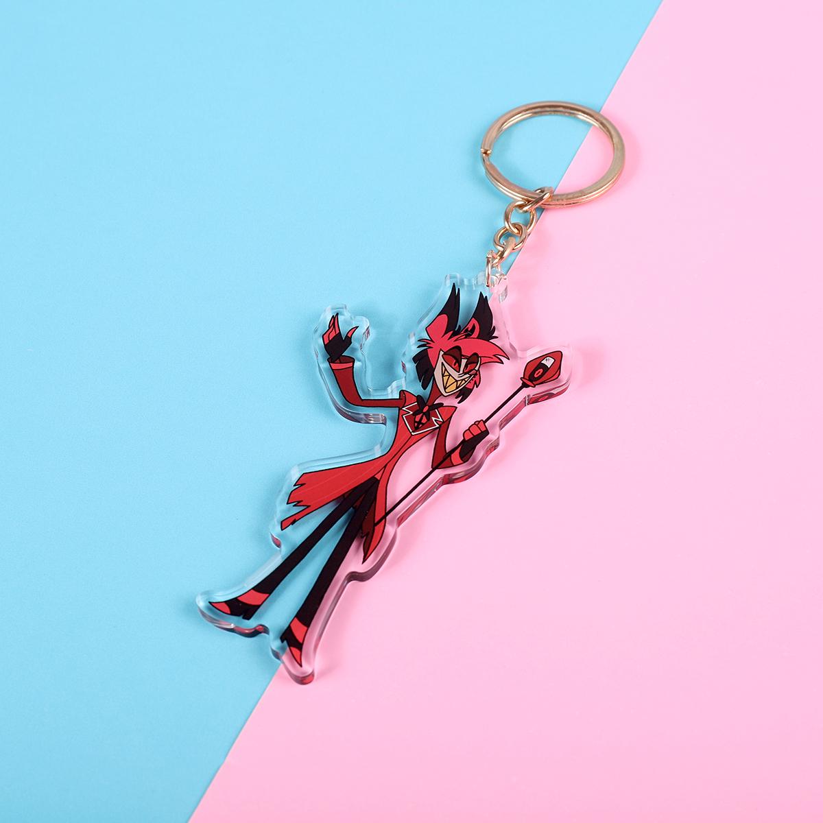 Hazbin Hotel Alastor Double Sided Keychain | 4 Inch Keychain