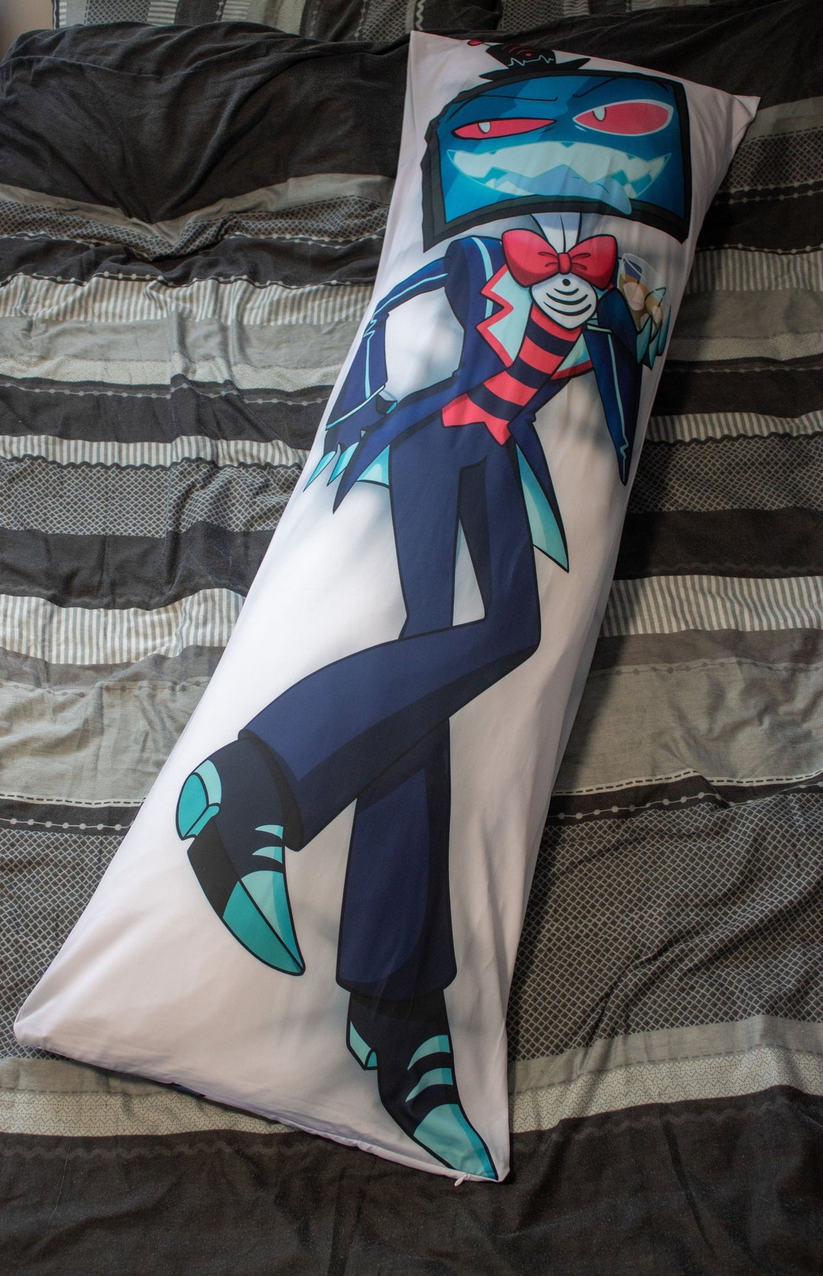 Hazbin Hotel Vox Spicy Dakimakura Pillowcase |  50x150cm Two Way Tricot Daki Body Pillow